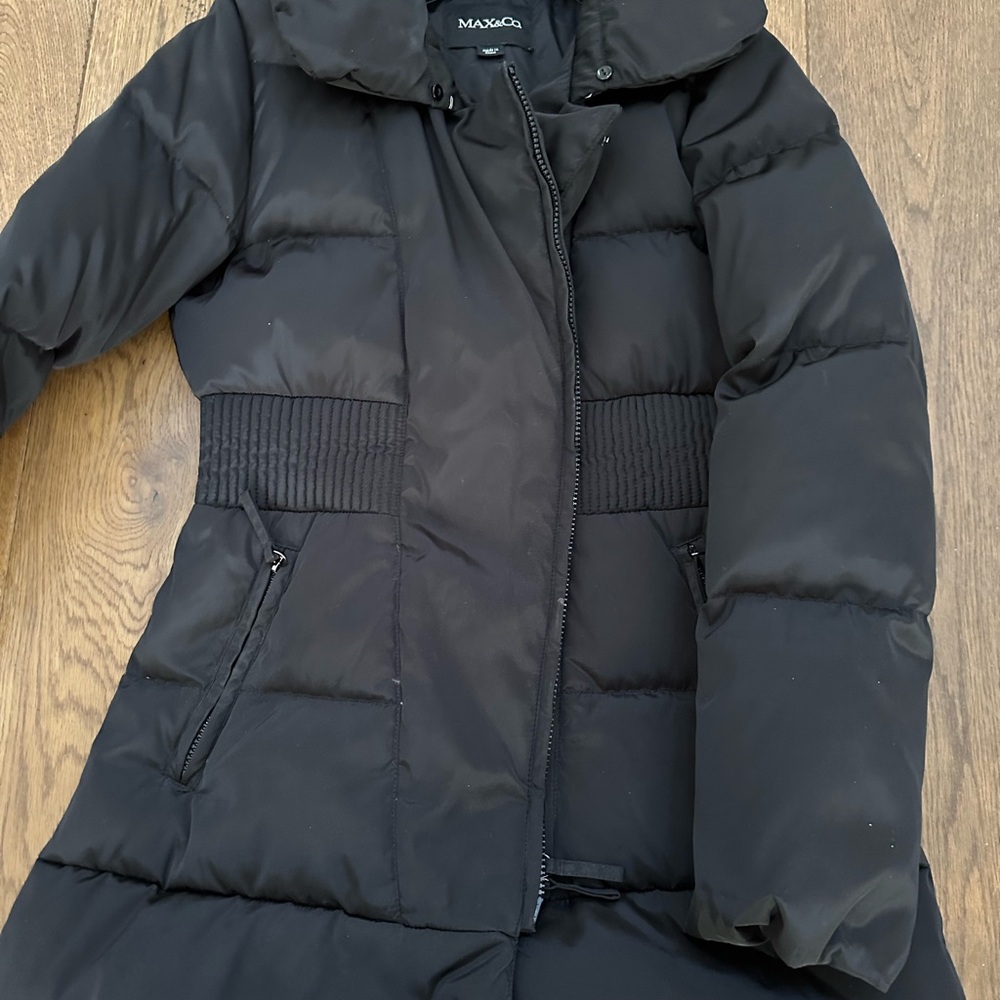 Max& Co quilted warm winter jacket size 8 like new Made in Italy